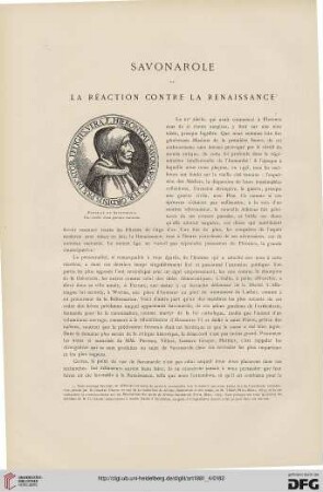 7: Savonarole et la réaction contre la Renaissance