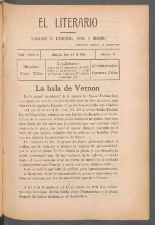1916,1,17: serie 2, tomo 1, número 17 (julio 27 de 1916)