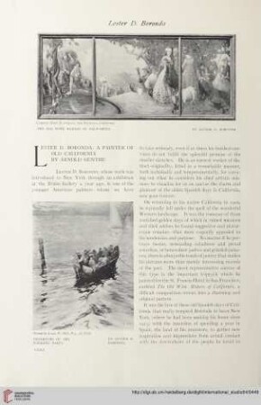 Lester D. Boronda: a painter of old California