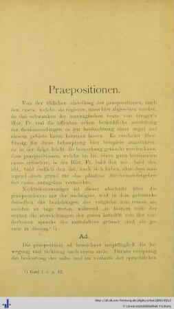 Praepositionen