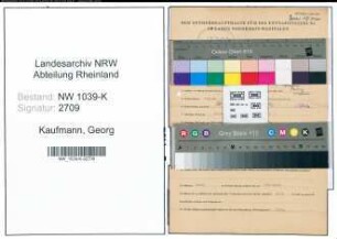 Entnazifizierung Georg Kaufmann , geb. 07.03.1903 (Lehmformer)