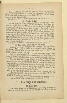 II. Aus Sage und Geschichte