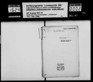 Baer, Eduard Handelsmann Witwe Regina Sara geb. Weil Weildorf Käufer: Stadt Walldorf und Otto Nauert, Landwirt in Walldorf Lagerbuch-Nr. 354 Walldorf