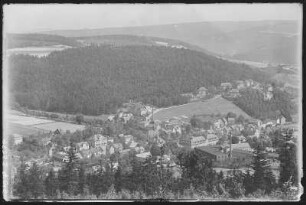 Oberschlema. Blick vom Gleesberg auf Oberschlema