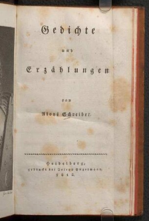 Gedichte und Erzählungen