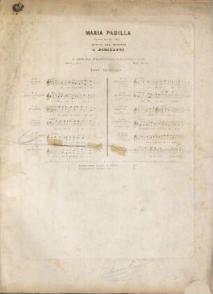 Maria Padilla : opera ; in tre atti, 10. Scena e duetto