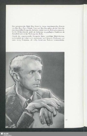 Der surrealistische Maler Max Ernst in einem experimentellen Porträt