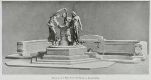 Entwurf zu einem Mozart-Denkmal für Dresden von Hermann Hosäus