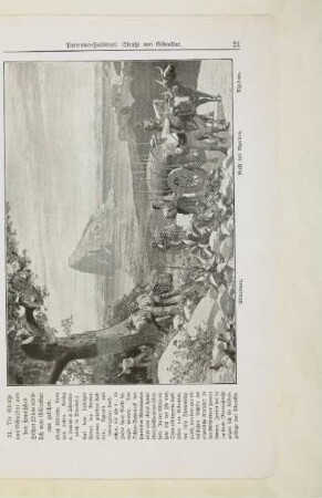 31. Die Straße von Gibraltar von den spanischen Höhen 12 km nördlich von Gibraltar aus gesehen