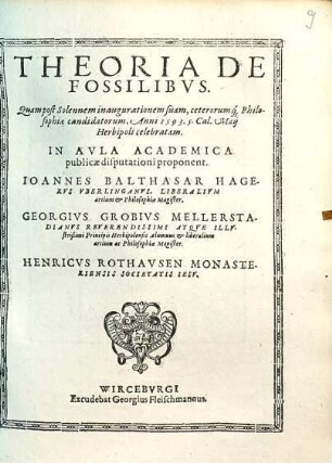 Theoria de fossilibvs