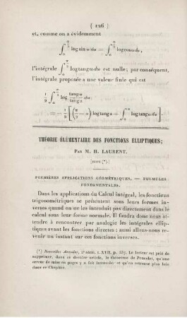 Théorie élémentaire des fonctions elliptiques.