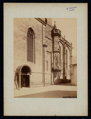 Dom Maria Himmelfahrt, Bozen: Außenansicht Südfassade, Chor