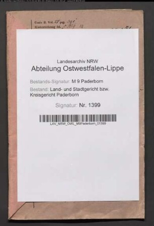 Erblasser: Knaup, Anna Maria, geb. Heidenreich:
