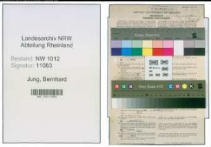 Entnazifizierung Bernhard Jung , geb. 23.06.1901 (Verw.amgest.)