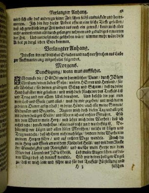 Verlangter Anhang.