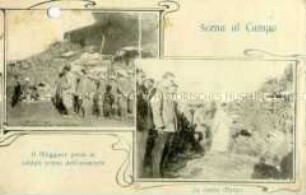 Zwei Szenen von der italienischen Front
