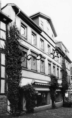 Wohnhaus, Fachwerk; Gelnhausen, Langgasse 18