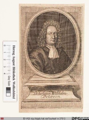 Bildnis Johann Wilhelm Petersen