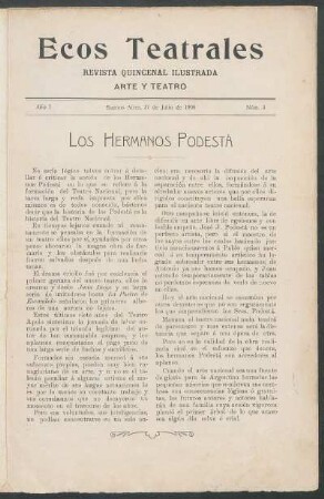 Los Hermanos Podestá