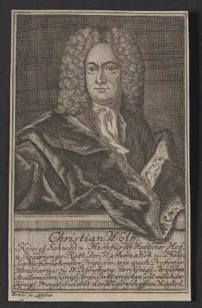Porträt Christian Wolff (1679-1754)