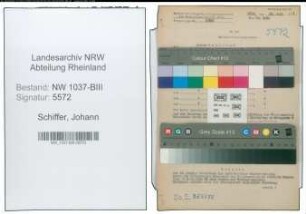 Entnazifizierung Johann Schiffer , geb. 10.04.1905 (Milchverteiler)