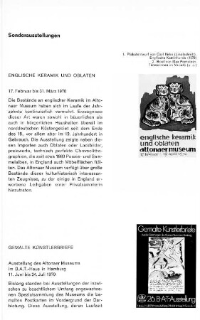 Sonderausstellungen