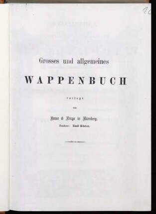 Bd. 5, Abth. 4: Zweitausend bürgerliche Wappen