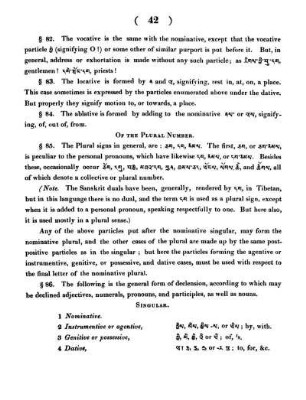 §85. - Of the Plural Number