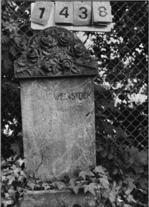 Grabstein 1438 [Hahn S. 248 Grab-Nr. 2200]