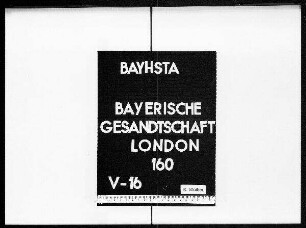 Das bayerische Generalkonsulat in London.