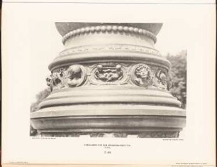 Kandelaber vor dem Brandenburger Tor, Berlin: Detail (aus: Neubauten der Stadt Berlin, Bd. IV, 1905)