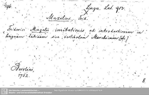 Lingua Latina 0913