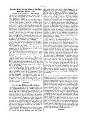 Jahresbericht des Vereins Altonaer Volksschullehrerinnen 1914-1915