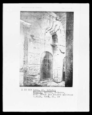 Lyon: Saint-Irénée, Ansicht Apsis, Nordseite