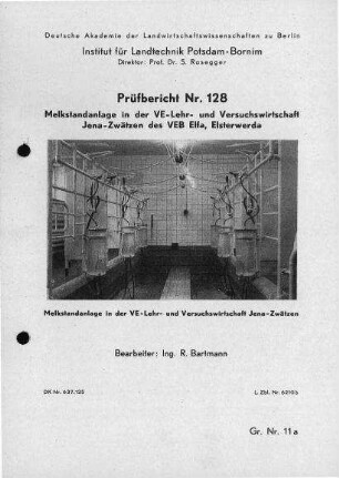 Melkstandanlage Jena-Zwätzen