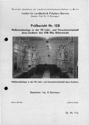 Melkstandanlage Jena-Zwätzen