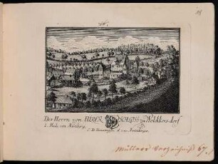 Des Herrn von Fürer Schloss zu Wolckkers-dorf 1. Meile von Nürnberg. - Schloss Haimendorf, Röthenbach-Haimendorf
