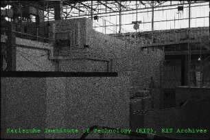Einweihung des Karlsruher Rutherford Mittel-Energie Neutrino (KARMEN)-Experiments des Instituts für Kernphysik (IK) im Rutherford-Appleton-Laboratorium (RAL) in Chilton bei Oxford (Großbritannien)