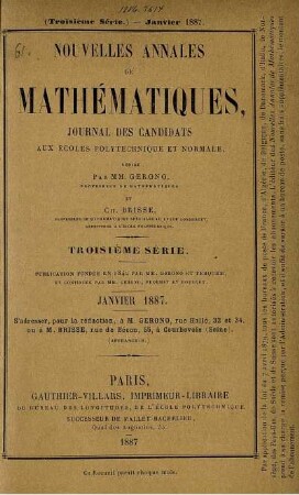 Janvier 1887.