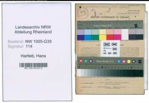 Entnazifizierung Hans Hartleb , geb. 03.05.1910 (Opernregisseur)