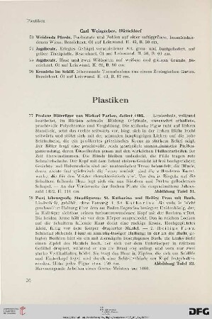 Plastiken (Nr. 77-93)