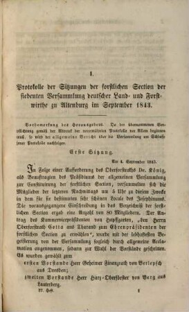 Neue Jahrbücher der Forstkunde. 27. 1843