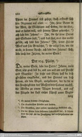 Der 104. Psalm