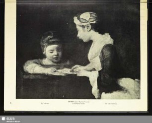 Chardin (Jean-Baptiste-Siméon) - Die Lehrerin