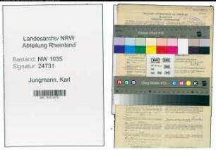 Entnazifizierung Karl Jungmann , geb. 31.12.1892 (Arbeiter)