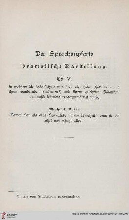 Der Sprachenpforte dramatische Darstellung Teil V […]