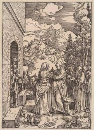Die Heimsuchung; Blatt 9 der Folge: Das Leben der Jungfrau