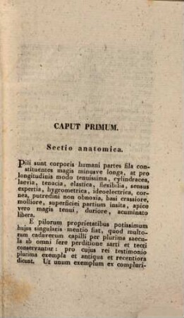 Dissertatio inauguralis physiologico-pathologica sistens additamenta nonnulla ad historiam pathologicam pilorum corporis humani : cum brevi pilorum commentatione