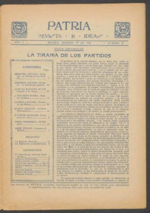 1925,1,21: año 1, no. 21 (febrero 19 de 1925)