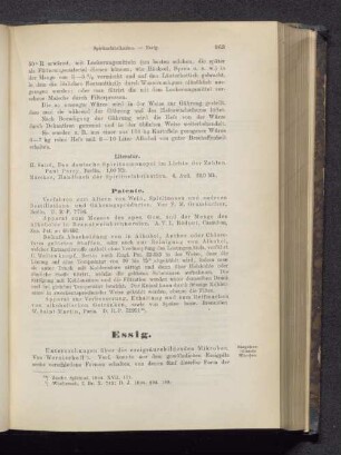 Essig.